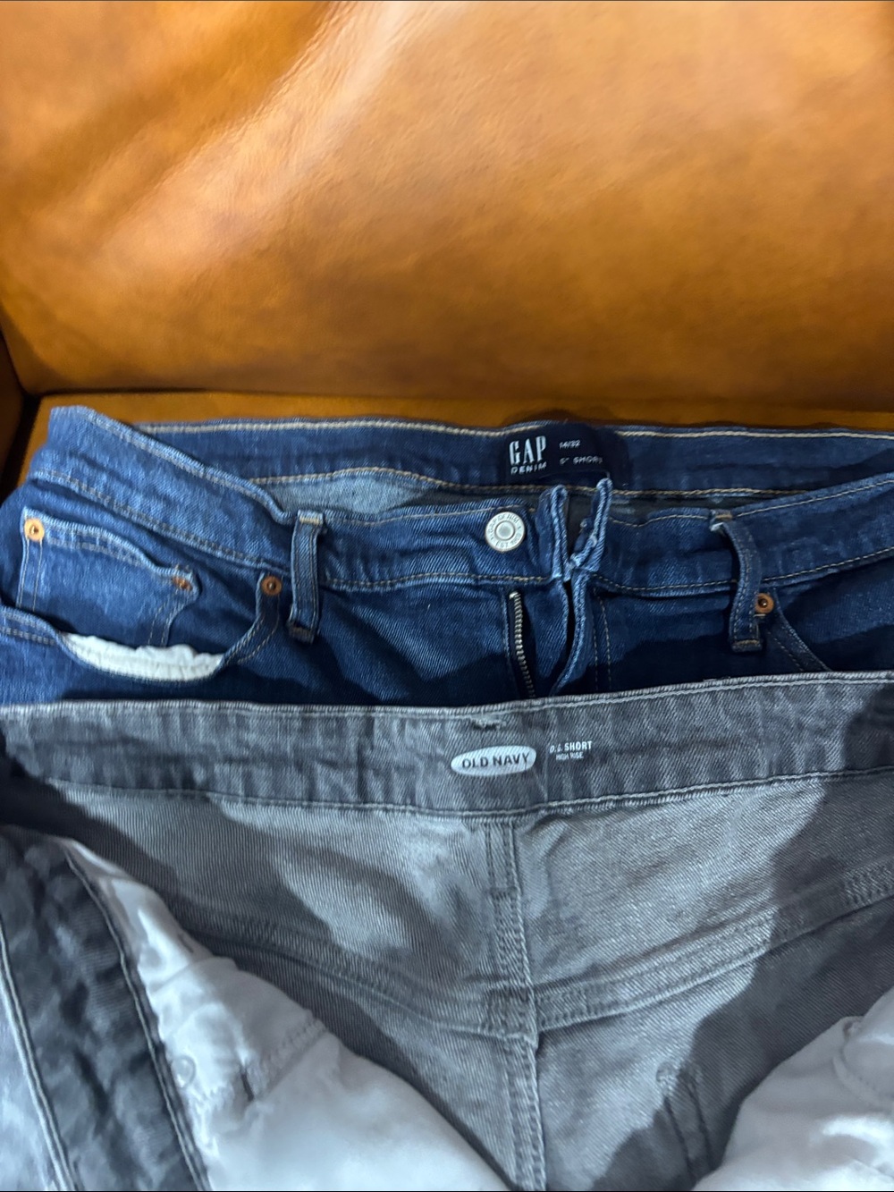 Gap and Old Navy Women’s Gray and Denim shorts